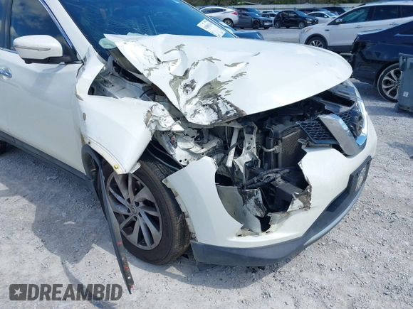 2015 Nissan Rogue SL with VIN 5N1AT2MV8FC820472, listed as a IAAI auction lot 41880134 with 191,035 mi miles. Bid and sale history available at carsss.com. Image 6.