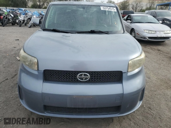 2010 Scion xB with VIN JTLZE4FE3A1100385, listed as a Copart auction lot 53754515 with 99,701 mi miles and Salvage Title. Bid and sale history available at DreamBid. Image 5.