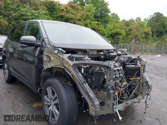 2017 Honda Pilot EX-L z VIN 5FNYF5H77HB033090, wystawiony jako IAAI lot #42359412 z przebiegiem 131 032 mil mil oraz . Historia ofert i sprzedaży dostępna na DreamBid. Obrazek 1.