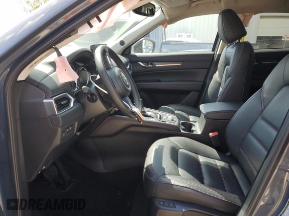 2024 Mazda CX-5 S Carbon Edition with VIN JM3KFBCL4R0460307, listed as a Copart auction lot 49671115 with 17,257 mi miles and Salvage Title. Bid and sale history available at DreamBid. Image 7.