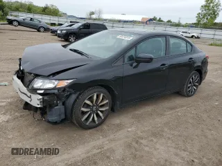 2015 Honda Civic EX-L z VIN 2HGFB2F92FH509406, wystawiony jako Copart lot #58474015 z przebiegiem 180 887 mil mil oraz Szkoda całkowita • Salvage title. Historia ofert i sprzedaży dostępna na DreamBid. Obrazek 1.