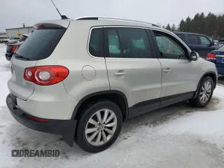 2011 Volkswagen Tiguan SEL with VIN WVGBV7AX9BW505383, listed as a Copart auction lot 44889625 with Not Provided miles and Clean Title. Bid and sale history available at DreamBid. Image 3.