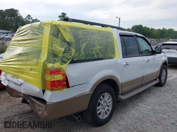 2014 Ford Expedition Max XLT z VIN 1FMJK1J55EEF43350, wystawiony jako IAAI lot #42186829 z przebiegiem 239 910 mil mil oraz . Historia ofert i sprzedaży dostępna na DreamBid. Obrazek 4.