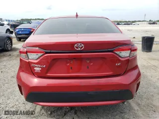 2021 Toyota Corolla LE with VIN JTDEPMAE6MJ182452, listed as a Copart auction lot 53324515 with 12,608 mi miles and Salvage Title. Bid and sale history available at carsss.com. Image 6.
