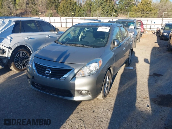 2012 Nissan Versa SL with VIN 3N1CN7AP8CL889143, listed as a IAAI auction lot 41831417 with 172,578 mi miles. Bid and sale history available at carsss.com. Image 2.