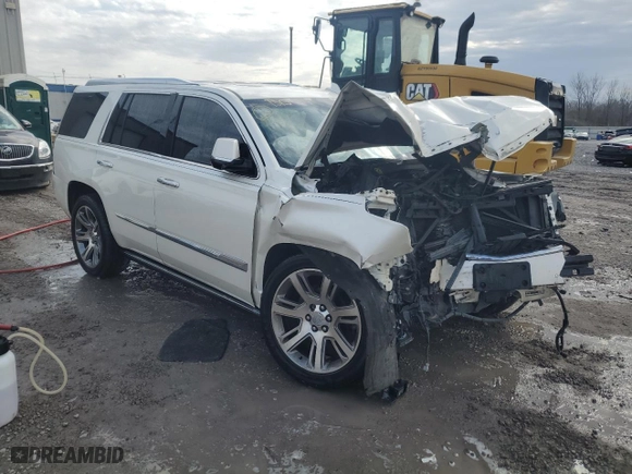 2015 Cadillac Escalade Premium with VIN 1GYS3NKJXFR569889, listed as a Copart auction lot 43554335 with 0 mi miles and Non Repairable. Bid and sale history available at carsss.com. Image 4.