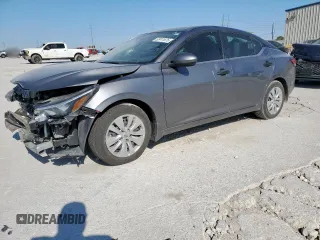 2024 Nissan Sentra S z VIN 3N1AB8BV5RY332740, wystawiony jako Copart lot #52411675 z przebiegiem 35 834 mil mil oraz Szkoda całkowita • Salvage title. Historia ofert i sprzedaży dostępna na DreamBid. Obrazek 1.