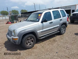 2004 Jeep Liberty Sport with VIN 1J4GK48K04W107472, listed as a IAAI auction lot 41897085 with 234,492 mi miles and . Bid and sale history available at DreamBid. Image 2.