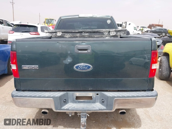 2005 Ford F-150 XL with VIN 1FTRF14555KB88186, listed as a IAAI auction lot 41815601 with 195,049 mi miles. Bid and sale history available at carsss.com. Image 16.