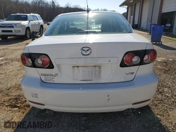 2007 Mazda 6 S Sport VE with VIN 1YVHP80D075M01992, listed as a Copart auction lot 85801814 with 94,790 mi miles and Salvage Title. Bid and sale history available at DreamBid. Image 6.