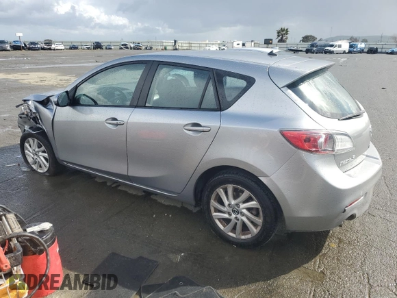 2013 Mazda 3 i Touring with VIN JM1BL1LP1D1825009, listed as a Copart auction lot 49516265 with 96,828 mi miles and Salvage Title. Bid and sale history available at carsss.com. Image 2.