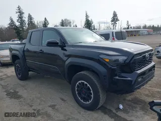 2024 Toyota Tacoma 4WD SR5 with VIN 3TYLB5JNXRT023606, listed as a IAAI auction lot 41759736 with 13,287 mi miles. Bid and sale history available at carsss.com. Image 1.