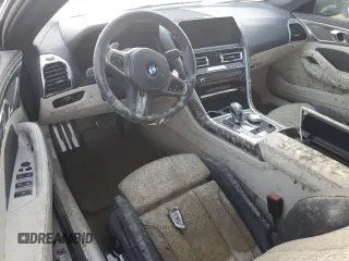 2021 BMW 8 Series 840i with VIN WBADZ2C00MCG13061, listed as a Copart auction lot 74709624 with 0 mi miles and Non Repairable. Bid and sale history available at carsss.com. Image 8.