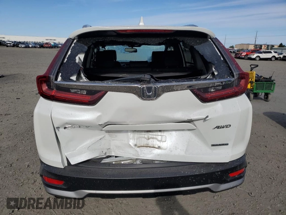 2021 Honda CR-V Touring z VIN 2HKRW2H92MH661297, wystawiony jako Copart lot #55984455 z przebiegiem 23 437 mil mil oraz Szkoda całkowita • Salvage title. Historia ofert i sprzedaży dostępna na DreamBid. Obrazek 6.
