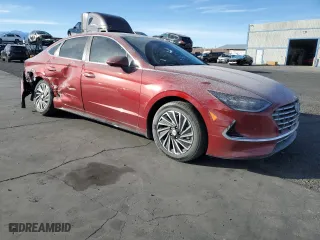 2023 Hyundai Sonata Hybrid Limited with VIN KMHL54JJ0PA078890, listed as a Copart auction lot 88066685 with 9,711 mi miles and Salvage Title. Bid and sale history available at carsss.com. Image 4.