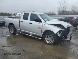 2018 Ram 1500 Express with VIN 1C6RR7FG2JS203690, listed as a Copart auction lot 50306575 with 84,520 mi miles and Salvage Title. Bid and sale history available at carsss.com. Image 4.