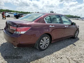 2011 Honda Accord EX-L with VIN 1HGCP3F88BA009485, listed as a Copart auction lot 55088555 with 129,628 mi miles and Salvage title. Bid and sale history available at DreamBid. Image 3.
