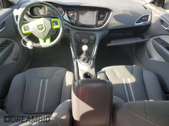 2013 Dodge Dart SXT with VIN 1C3CDFBH9DD107008, listed as a Copart auction lot 54614725 with 130,088 mi miles and Clean Title. Bid and sale history available at carsss.com. Image 8.