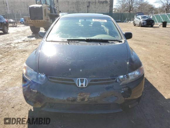 2006 Honda Civic Cpe EX with VIN 2HGFG12866H543986, listed as a Copart auction lot 44752805 with 222,720 mi miles and Salvage Title. Bid and sale history available at carsss.com. Image 5.
