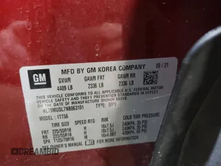 2022 Chevrolet TrailBlazer RS with VIN KL79MUSL7NB063101, listed as a Copart auction lot 47316945 with 62,658 mi miles and Salvage Title. Bid and sale history available at DreamBid. Image 13.