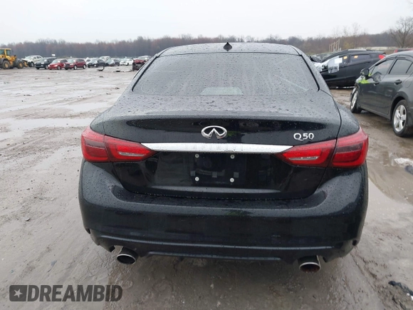 2018 Infiniti Q50 Sport z VIN JN1EV7AP3JM358184, wystawiony jako IAAI lot #42005200 z przebiegiem 99 264 mil mil oraz . Historia ofert i sprzedaży dostępna na DreamBid. Obrazek 16.