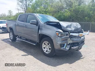 2020 Chevrolet Colorado 2WD LT z VIN 1GCGSCEN1L1114490, wystawiony jako IAAI lot #42213874 z przebiegiem 38 611 mil mil oraz . Historia ofert i sprzedaży dostępna na DreamBid. Obrazek 1.