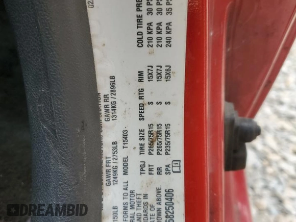 2006 Chevrolet Colorado 1LT z VIN 1GCDT146568250406, wystawiony jako Copart lot #55317635 z przebiegiem 273 636 mil mil oraz Szkoda całkowita • Salvage title. Historia ofert i sprzedaży dostępna na DreamBid. Obrazek 13.