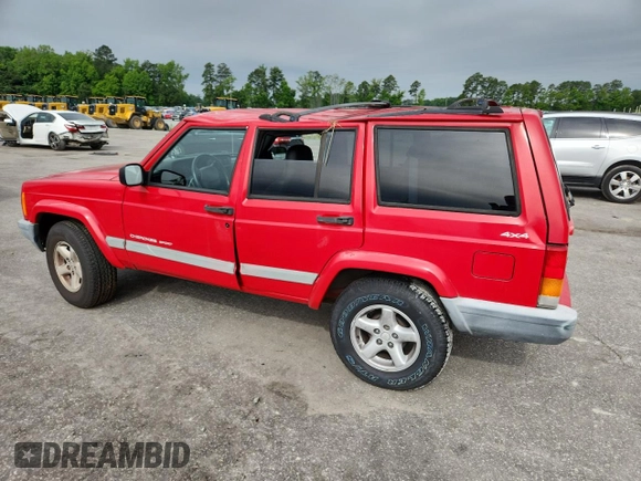 2001 Jeep Cherokee Sport with VIN 1J4FF48S31L515607, listed as a Copart auction lot 58614175 with 178,138 mi miles and Non repairable. Bid and sale history available at DreamBid. Image 2.