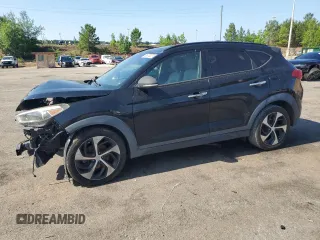 2016 Hyundai Tucson Limited z VIN KM8J33A24GU103286, wystawiony jako Copart lot #57855445 z przebiegiem 69 627 mil mil oraz Czysty tytuł • Clean title. Historia ofert i sprzedaży dostępna na DreamBid. Obrazek 1.