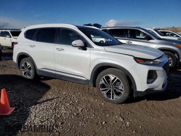 2019 Hyundai Santa Fe Ultimate with VIN 5NMS53AA0KH084004, listed as a Copart auction lot 86798584 with 54,855 mi miles and Salvage Title. Bid and sale history available at carsss.com. Image 4.