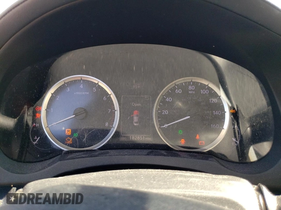 2015 Lexus IS 250 with VIN JTHBF1D28F5079775, listed as a Copart auction lot 57667535 with 182,851 mi miles and Non repairable. Bid and sale history available at DreamBid. Image 9.