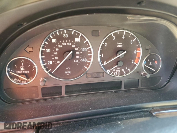 2001 BMW 5 Series 540i with VIN WBADN63481GM72490, listed as a Copart auction lot 48681505 with Not provided miles and Salvage title. Bid and sale history available at DreamBid. Image 9.