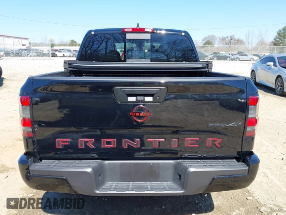 2024 Nissan Frontier Pro-4X with VIN 1N6ED1EK3RN654112, listed as a IAAI auction lot 41686345 with 14,893 mi miles and . Bid and sale history available at DreamBid. Image 17.