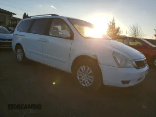 2011 Kia Sedona LX with VIN KNDMG4C72B6409873, listed as a Copart auction lot 78743494 with 137,161 mi miles and Clean Title. Bid and sale history available at carsss.com. Image 4.