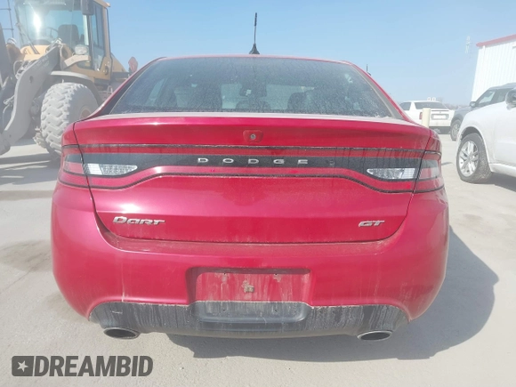 2014 Dodge Dart GT with VIN 1C3CDFEB1ED701407, listed as a IAAI auction lot 41705509 with 201,553 mi miles. Bid and sale history available at carsss.com. Image 16.