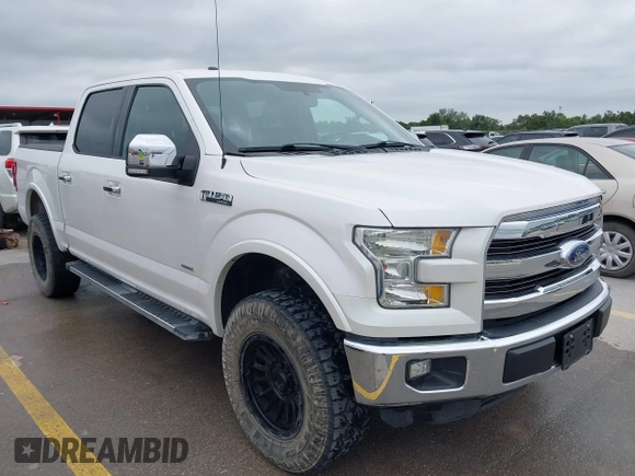 2015 Ford F-150 XL with VIN 1FTEW1CG7FKF16050, listed as a IAAI auction lot 42209687 with 150,370 mi miles and . Bid and sale history available at DreamBid. Image 1.
