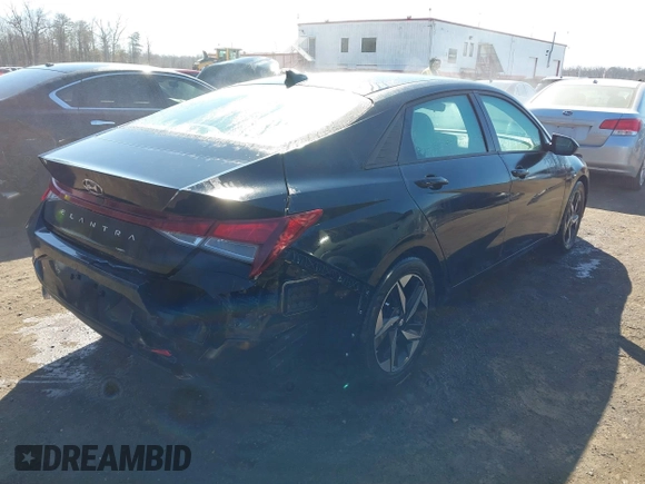 2023 Hyundai Elantra SEL with VIN KMHLS4AG7PU430939, listed as a IAAI auction lot 41646558 with 89,798 mi miles and . Bid and sale history available at DreamBid. Image 4.