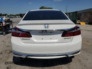 2017 Honda Accord Sedan Sport with VIN 1HGCR2F50HA014618, listed as a Copart auction lot 52520445 with 91,448 mi miles and Salvage Title. Bid and sale history available at carsss.com. Image 6.