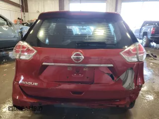 2016 Nissan Rogue SV with VIN KNMAT2MV1GP633895, listed as a Copart auction lot 43205725 with 89,410 mi miles and Non Repairable. Bid and sale history available at carsss.com. Image 6.