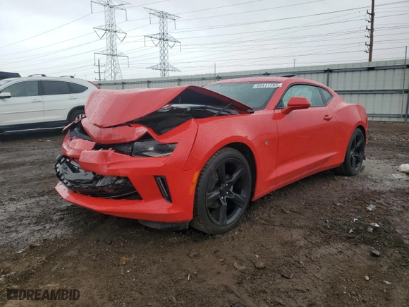 2017 Chevrolet Camaro 2LT with VIN 1G1FD1RS4H0211912, listed as a Copart auction lot 49411785 with 0 mi miles and Salvage Title. Bid and sale history available at carsss.com. Image 1.