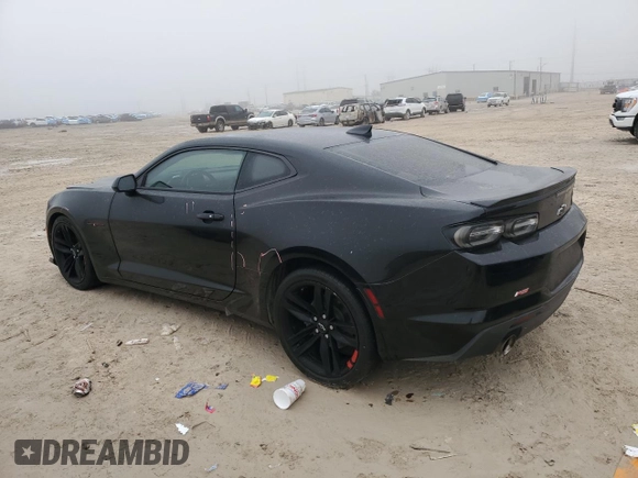 2022 Chevrolet Camaro 1LT with VIN 1G1FB1RSXN0107670, listed as a Copart auction lot 86009564 with 57,388 mi miles and Salvage Title. Bid and sale history available at carsss.com. Image 2.