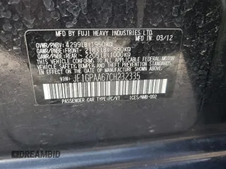 2012 Subaru Impreza 2.0i с VIN JF1GPAA67CH232335, выставлен на аукционе Copart как лот 50719385 с пробегом 66 800 миль миль и Списание • Salvage title. История ставок и продаж доступна на DreamBid. Изображение 13.