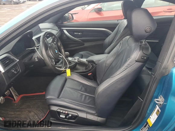 2018 BMW 4 Series 430i with VIN WBA4W3C59JAF91465, listed as a Copart auction lot 77707684 with 49,258 mi miles and Clean Title. Bid and sale history available at DreamBid. Image 7.