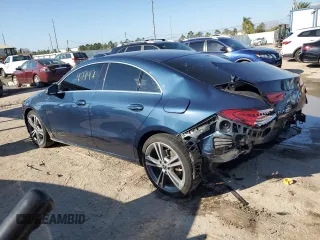 2020 Mercedes-Benz CLA 250 with VIN W1K5J4GB2LN108621, listed as a Copart auction lot 44345814 with 42,947 mi miles and . Bid and sale history available at DreamBid. Image 2.