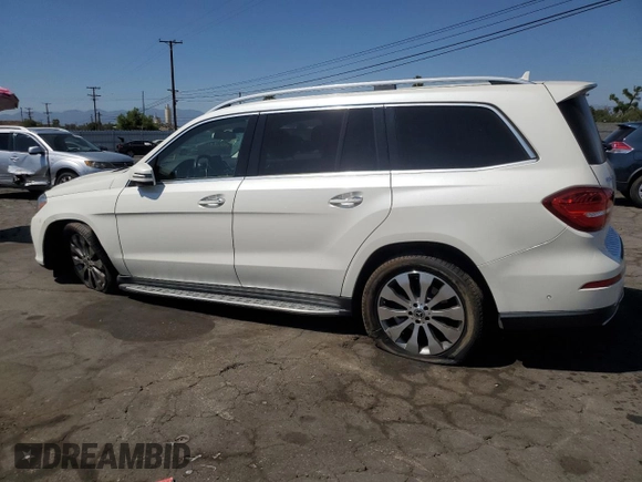 2018 Mercedes-Benz GLS 450 with VIN 4JGDF6EE9JB104706, listed as a Copart auction lot 59087773 with 82,559 mi miles and . Bid and sale history available at DreamBid. Image 2.