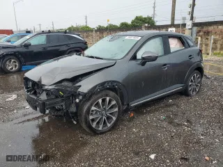 2019 Mazda CX-3 Grand Touring with VIN JM1DKDD72K0436216, listed as a Copart auction lot 74021824 with 51,849 mi miles and Salvage Title. Bid and sale history available at carsss.com. Image 1.