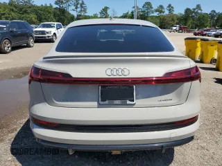 2021 Audi e-tron Sportback Premium Plus with VIN WA12AAGE3MB013620, listed as a Copart auction lot 53856925 with 37,232 mi miles and Salvage title. Bid and sale history available at DreamBid. Image 6.