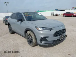 2024 Honda HR-V Sport with VIN 3CZRZ1H54RM749116, listed as a IAAI auction lot 42067061 with 33,411 mi miles and . Bid and sale history available at DreamBid. Image 1.