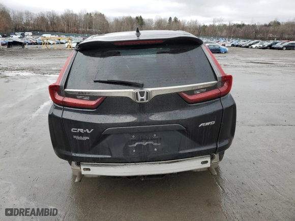 2020 Honda CR-V LX with VIN 2HKRW2H25LH647203, listed as a Copart auction lot 49377655 with 0 mi miles and Salvage Title. Bid and sale history available at carsss.com. Image 6.