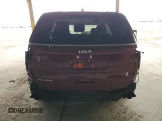 2024 Kia Carnival LX with VIN KNDNB4H32R6393564, listed as a Copart auction lot 39390054 with 3,875 mi miles and Salvage Title. Bid and sale history available at carsss.com. Image 6.